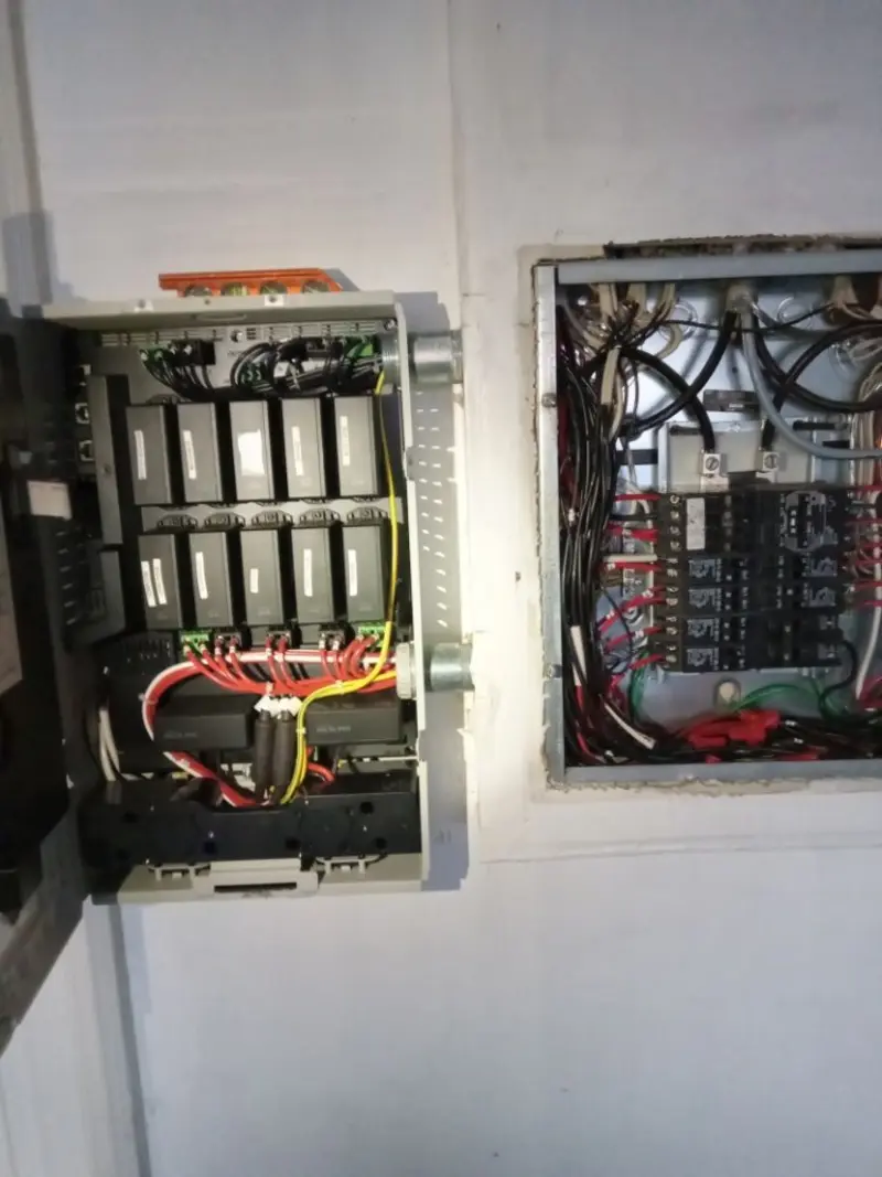 Electrical panel upgrade completed for Security Camera Wiring in Hibbing